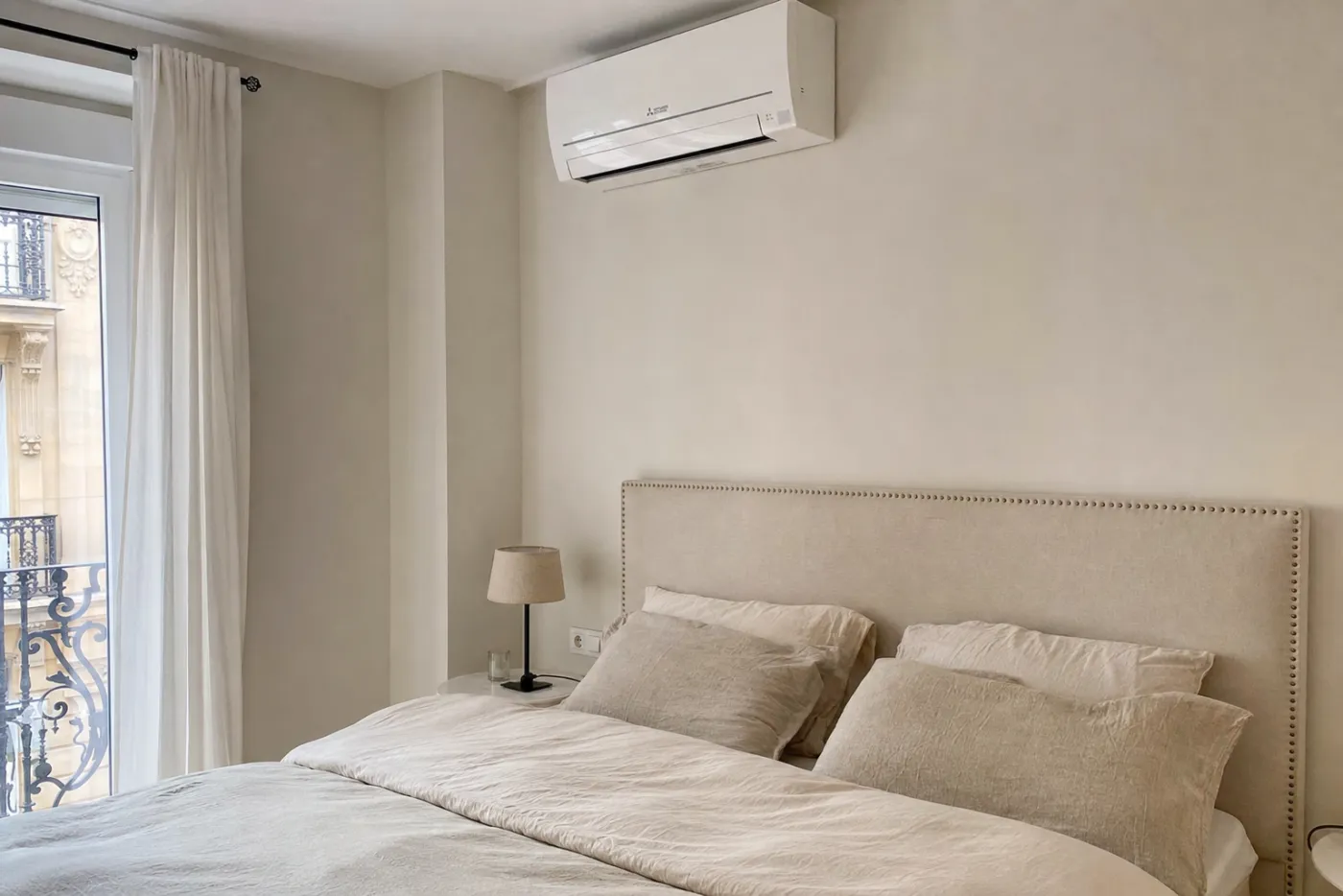 Split en dormitorio